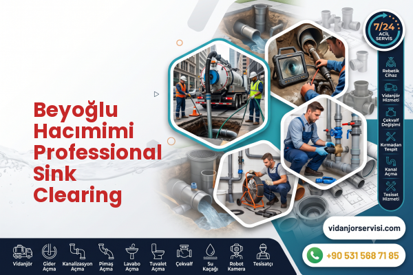 Beyoğlu Hacımimi Professional Sink Clearing