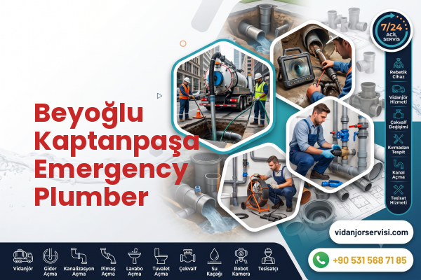 Beyoğlu Kaptanpaşa Emergency Plumber