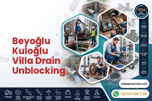Beyoğlu Kuloğlu Villa Drain Unblocking