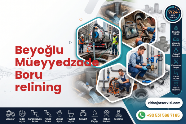 Beyoğlu Müeyyedzade Boru relining