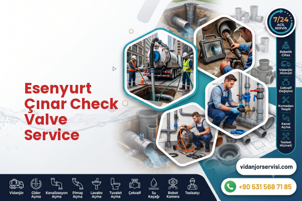 Esenyurt Çınar Check Valve Service