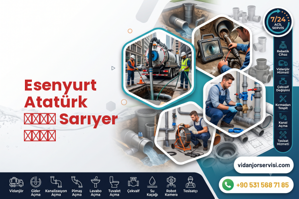 Esenyurt Atatürk طارئ Sarıyer سباك