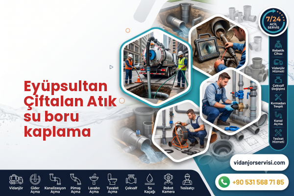 Eyüpsultan Çiftalan Atık su boru kaplama