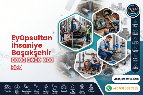 Eyüpsultan İhsaniye Başakşehir تسرب مياه كشف فني