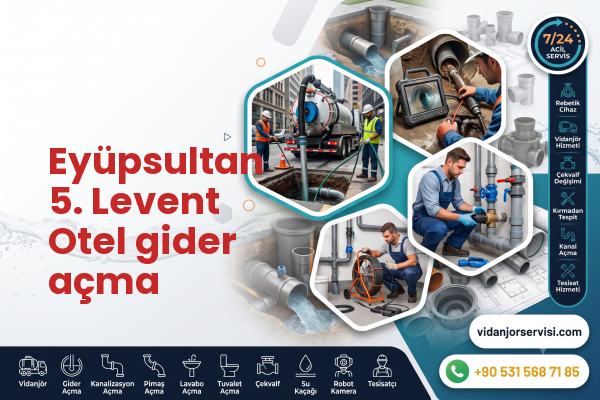 Eyüpsultan 5. Levent Otel gider açma