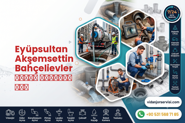 Eyüpsultan Akşemsettin Bahçelievler إصلاح الصنبور فني