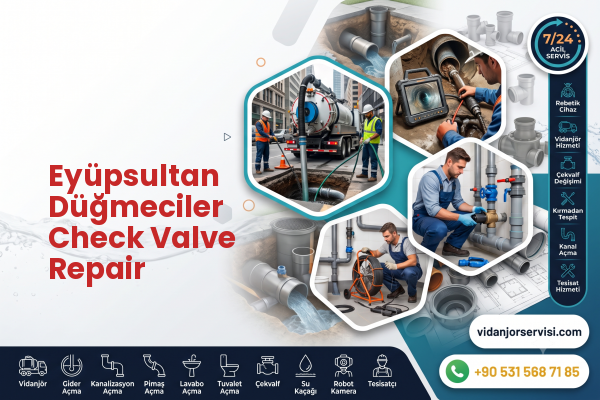 Eyüpsultan Düğmeciler Check Valve Repair