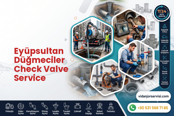 Eyüpsultan Düğmeciler Check Valve Service