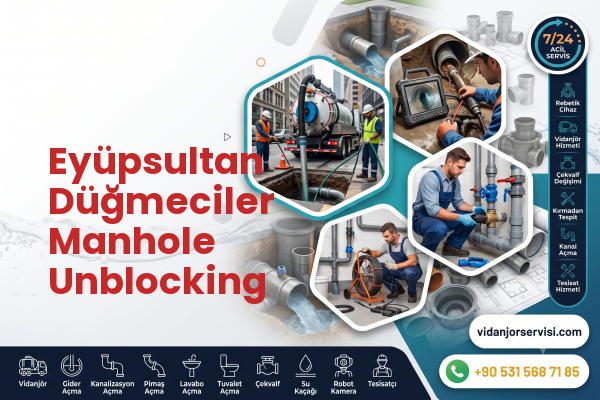 Eyüpsultan Düğmeciler Manhole Unblocking