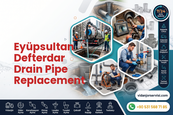 Eyüpsultan Defterdar Drain Pipe Replacement