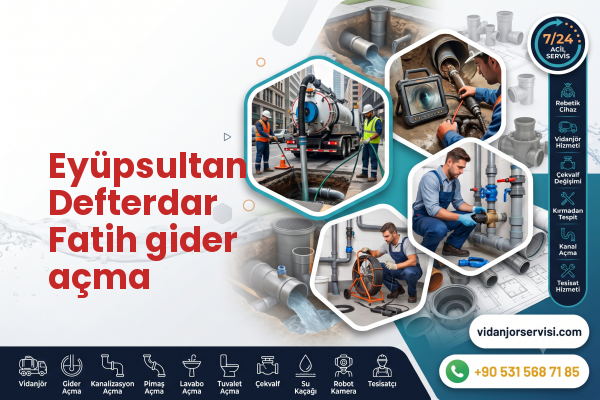 Eyüpsultan Defterdar Fatih gider açma