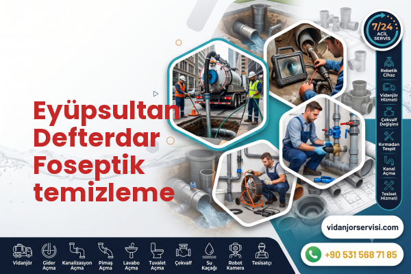 Eyüpsultan Defterdar Foseptik temizleme