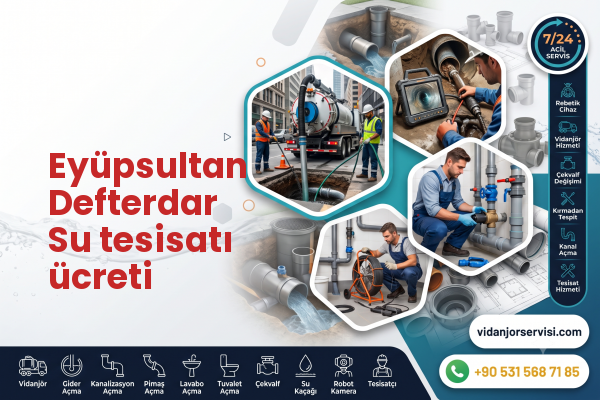 Eyüpsultan Defterdar Su tesisatı ücreti