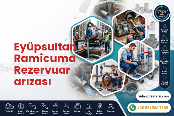 Eyüpsultan Ramicuma Rezervuar arızası