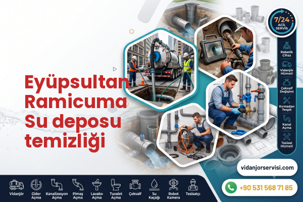 Eyüpsultan Ramicuma Su deposu temizliği