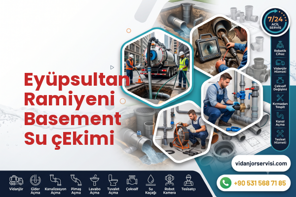 Eyüpsultan Ramiyeni Basement Su çEkimi