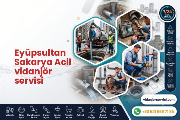 Eyüpsultan Sakarya Acil vidanjör servisi
