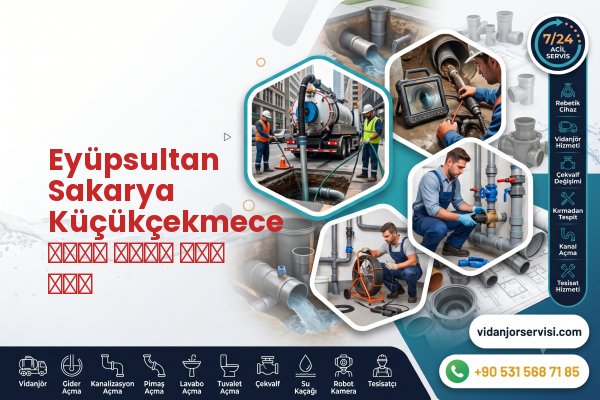 Eyüpsultan Sakarya Küçükçekmece تسرب مياه كشف فني