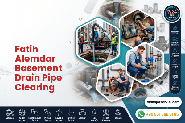 Fatih Alemdar Basement Drain Pipe Clearing