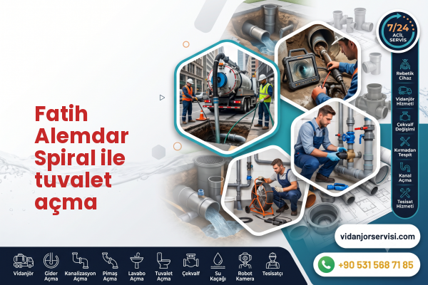 Fatih Alemdar Spiral ile tuvalet açma