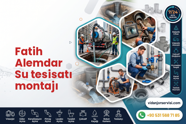Fatih Alemdar Su tesisatı montajı