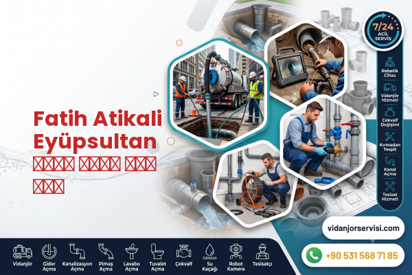 Fatih Atikali Eyüpsultan تسرب مياه كشف فني