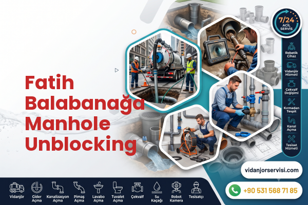 Fatih Balabanağa Manhole Unblocking