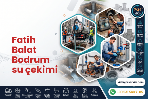 Fatih Balat Bodrum su çekimi