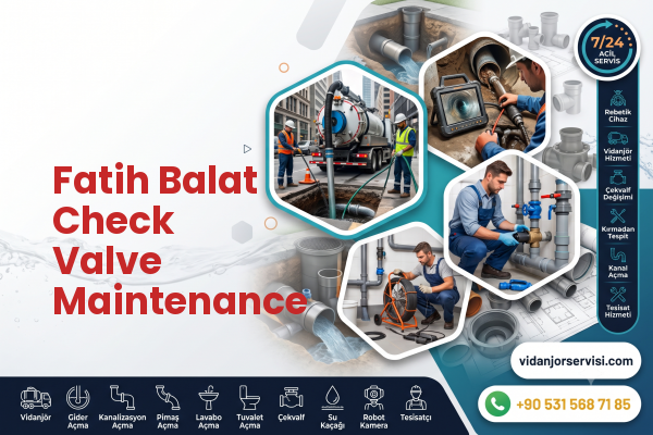Fatih Balat Check Valve Maintenance