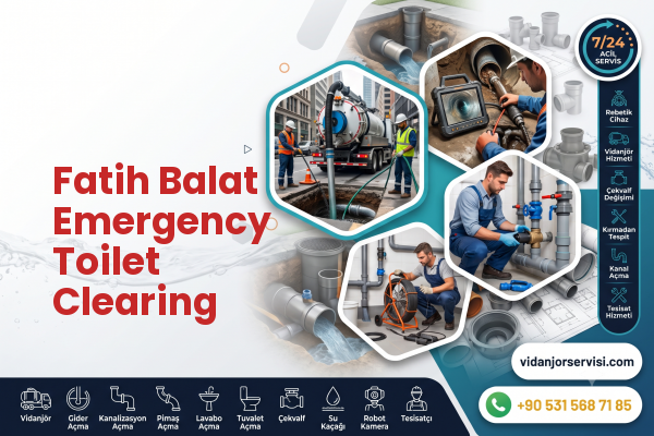 Fatih Balat Emergency Toilet Clearing