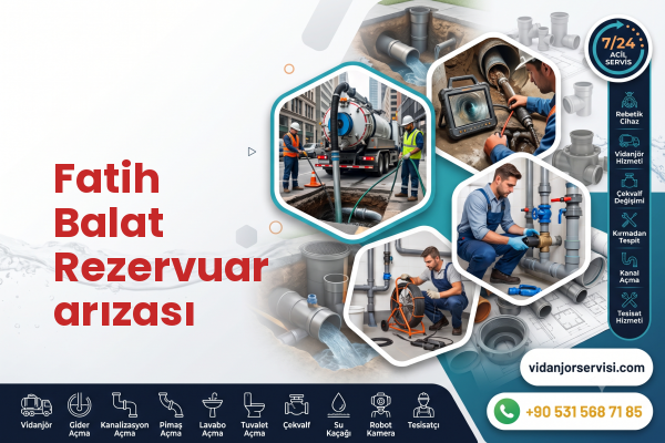 Fatih Balat Rezervuar arızası