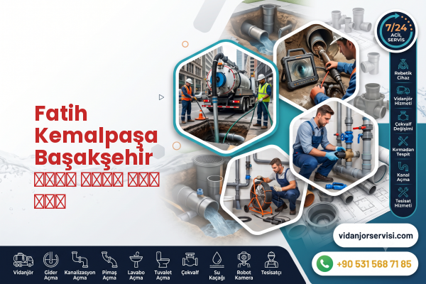 Fatih Kemalpaşa Başakşehir تسرب مياه كشف فني
