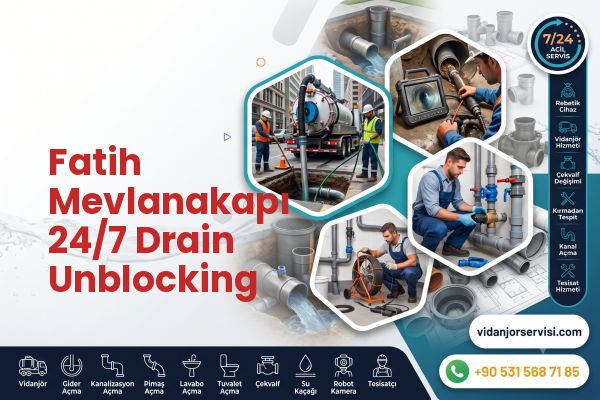 Fatih Mevlanakapı 24/7 Drain Unblocking