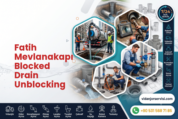 Fatih Mevlanakapı Blocked Drain Unblocking