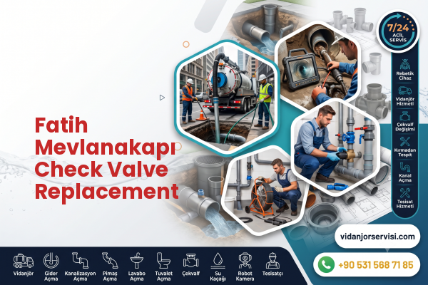 Fatih Mevlanakapı Check Valve Replacement