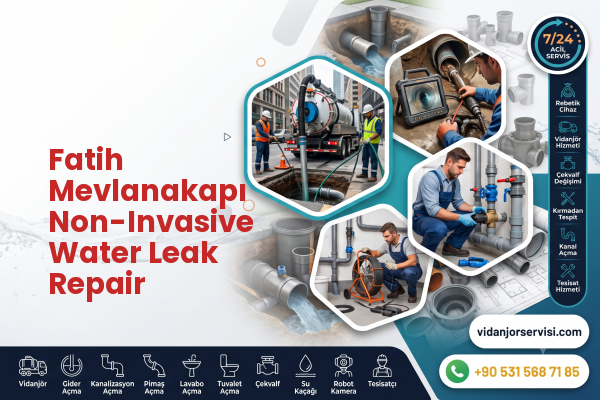Fatih Mevlanakapı Non-Invasive Water Leak Repair
