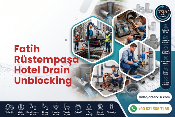 Fatih Rüstempaşa Hotel Drain Unblocking