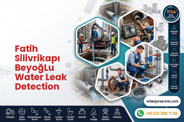 Fatih Silivrikapı BeyoğLu Water Leak Detection