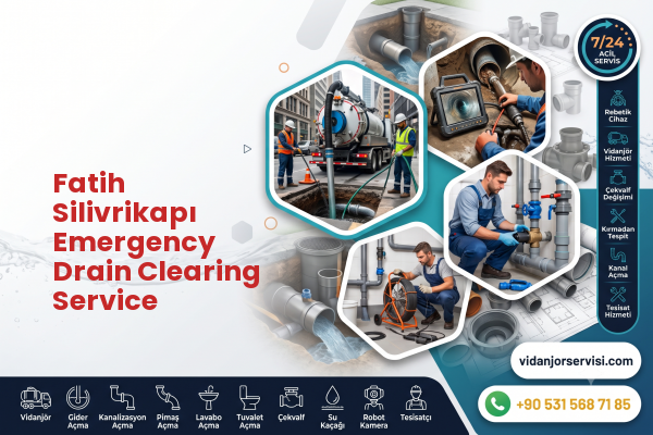 Fatih Silivrikapı Emergency Drain Clearing Service