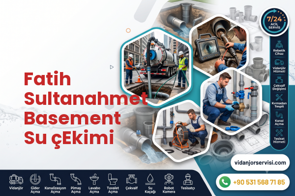 Fatih Sultanahmet Basement Su çEkimi
