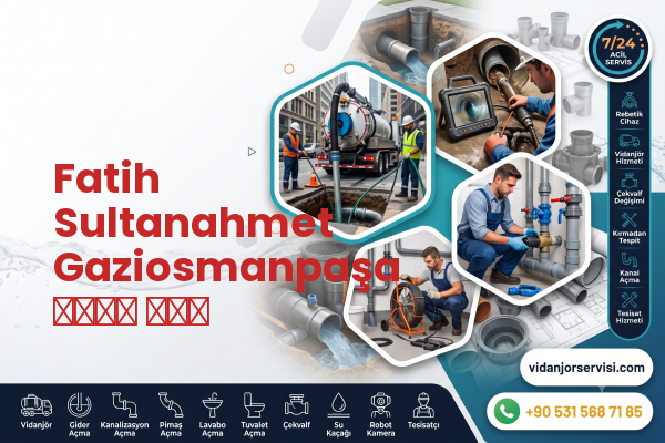 Fatih Sultanahmet Gaziosmanpaşa سباك فني