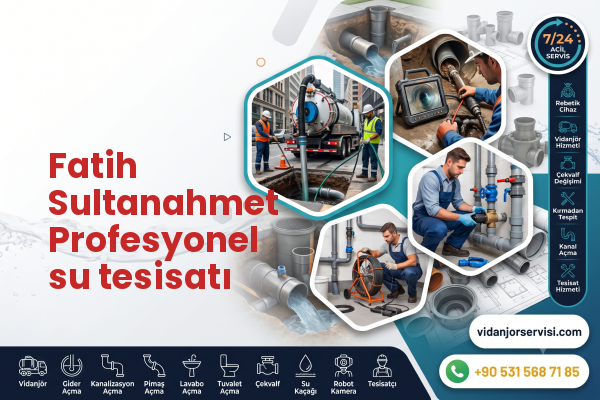 Fatih Sultanahmet Profesyonel su tesisatı