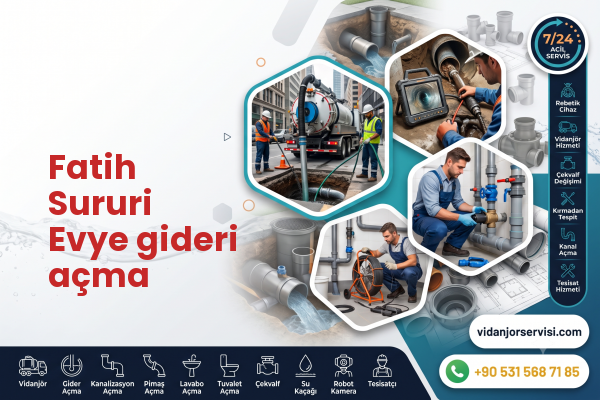 Fatih Sururi Evye gideri açma