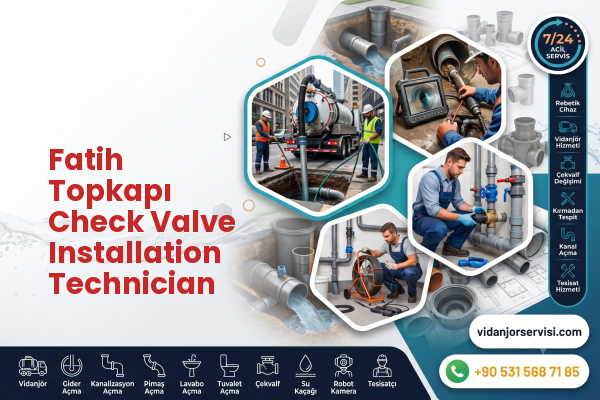 Fatih Topkapı Check Valve Installation Technician