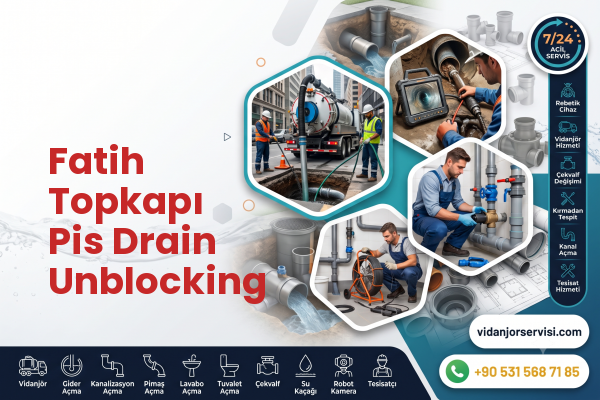 Fatih Topkapı Pis Drain Unblocking