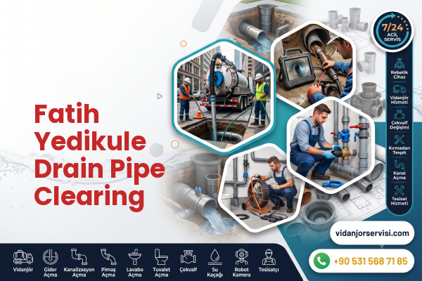 Fatih Yedikule Drain Pipe Clearing