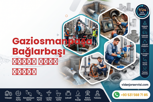 Gaziosmanpaşa Bağlarbaşı تصريف مياه الصرف
