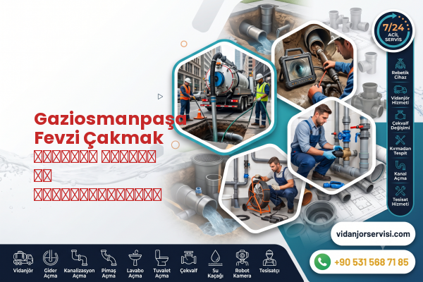 Gaziosmanpaşa Fevzi Çakmak срочная услуга по инфраструктуре