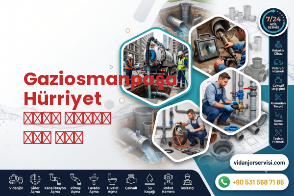 Gaziosmanpaşa Hürriyet أفقي أنبوب صرف فتح