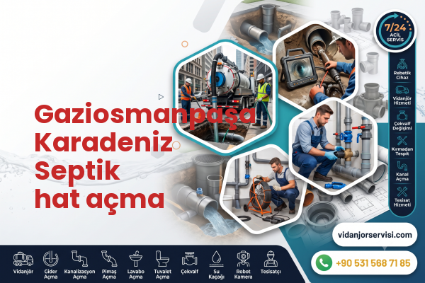 Gaziosmanpaşa Karadeniz Septik hat açma